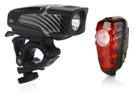 Niterider Lumina Micro 250 / Solas Combo Bicycle Light Set